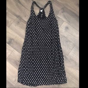 old navy black & white dress
